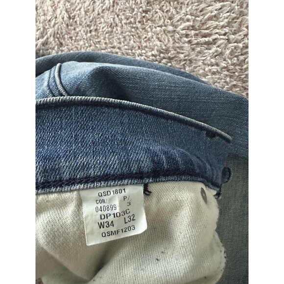 Quiksilver Men’s Jeans Revolver Straight Fit Blue Size 34 x 32  New - Picture 7 of 14